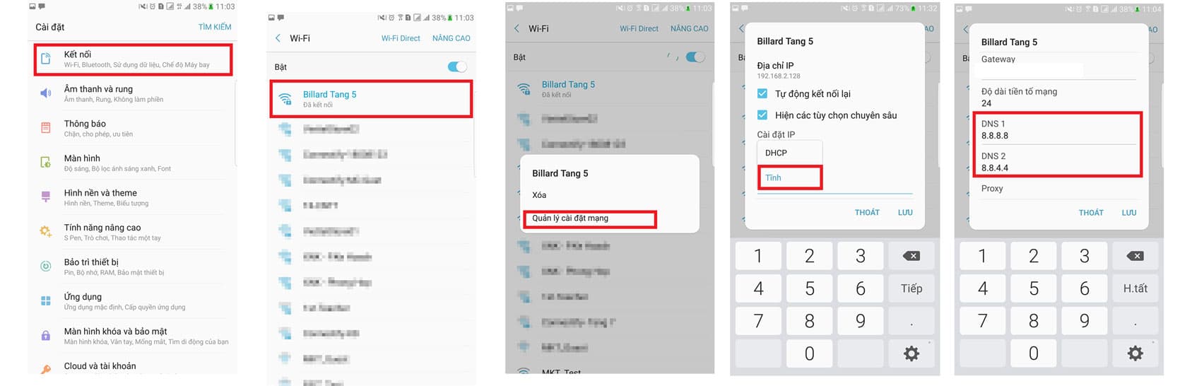 Android DNS Settings